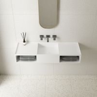 Подвесная раковина Vincea Solid Surface VWB-6S212MW схема 2