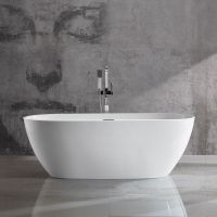 Отдельностящая акриловая ванна Vincea интегрированный перелив VBT-408-1700 схема 2