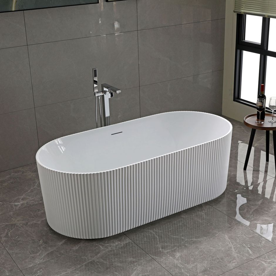 Изображение Отдельностящая акриловая ванна Vincea интегрированный перелив VBT-426-1700