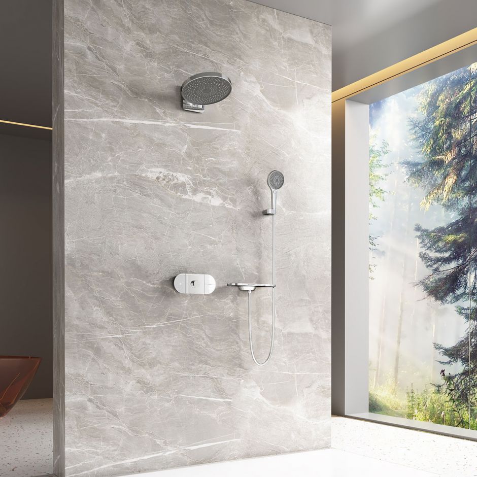 Изображение Встраиваемая душевая система Vincea FUTURA VSFW-2F12TCH