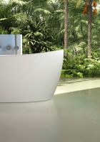 Отдельностящая ванна Vincea Solid Surface слив-перелив в комплекте VBT-6S03MW схема 2 Отдельностящая ванна Vincea Solid Surface слив-перелив в комплекте VBT-6S03MW схема 2