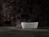 Отдельностящая ванна Vincea Solid Surface слив-перелив в комплекте VBT-6S03MW схема 3 Отдельностящая ванна Vincea Solid Surface слив-перелив в комплекте VBT-6S03MW схема 3