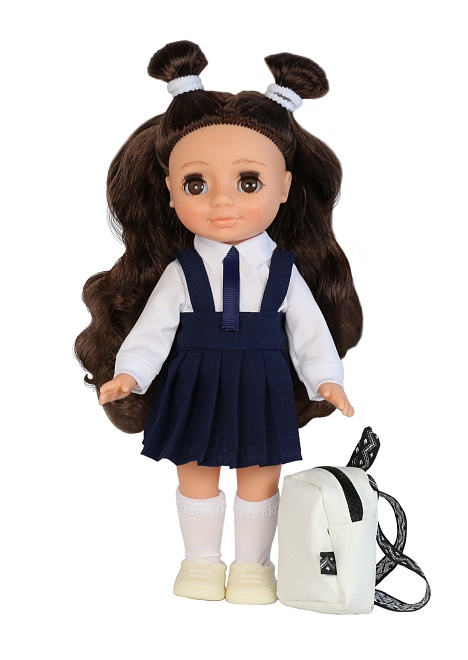 Ася первоклассница в синем 26 см