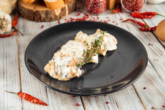 ИНДЕЙКА ПОД СОУСОМ ГОРГОНЗОЛА