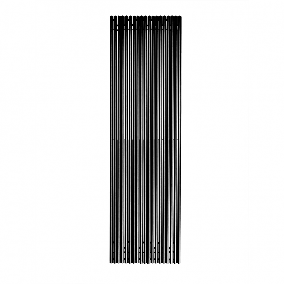 Изображение Дизайн-радиатор Jaga Iguana Aplano H180 цвет 145. Off-black soft touch