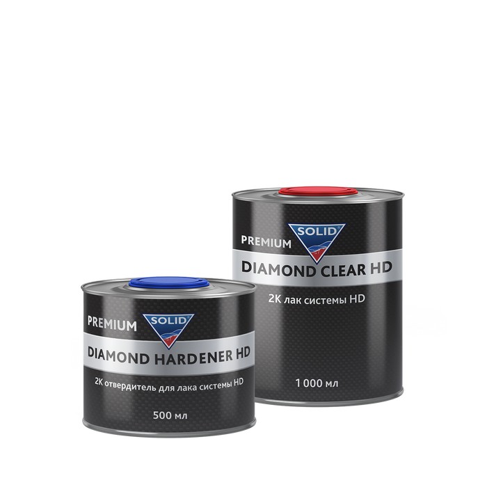 Solid PROF PREMIUM DIAMOND HARDENER HD 2K отвердитель для лака системы HD DIAMOND CLEAR HD, 500мл.