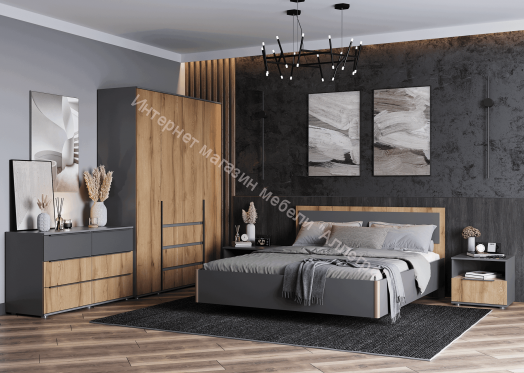 Тумба прикроватная с ящиком и нишей "Стил"