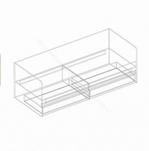 Кровать «Тефия» с 2 ящиками 800х2000