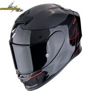 Шлем Scorpion EXO-R1 Evo Carbon Air Cynergy, чёрно-красный
