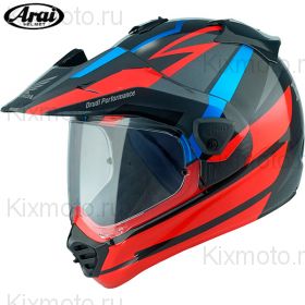 Шлем Arai Tour-X5 Africa Twin, Красно-синий