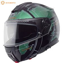 Мотошлем Schuberth C5 Globe, Черно-матово-зеленый