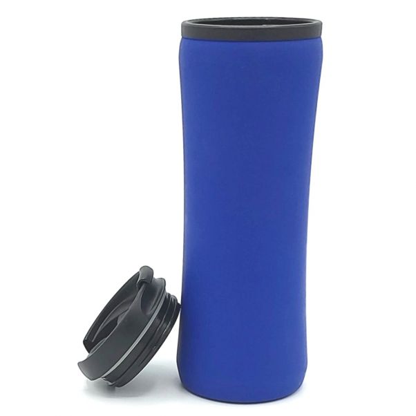 Термокружка Миора soft-touch синяя