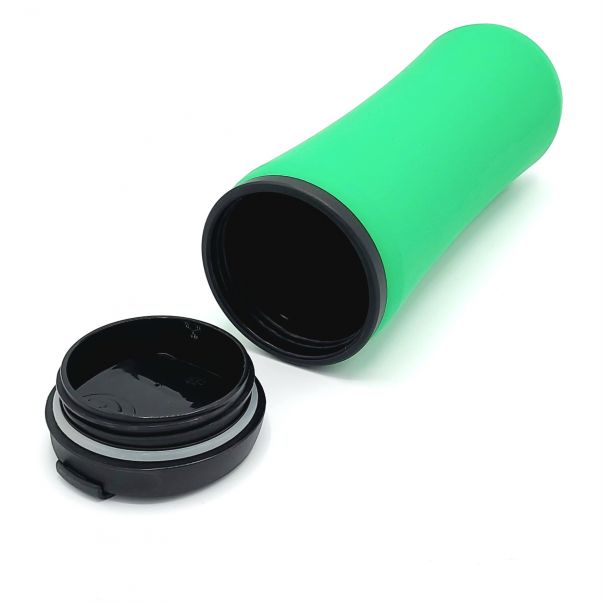 Термокружка Миора soft-touch зеленая