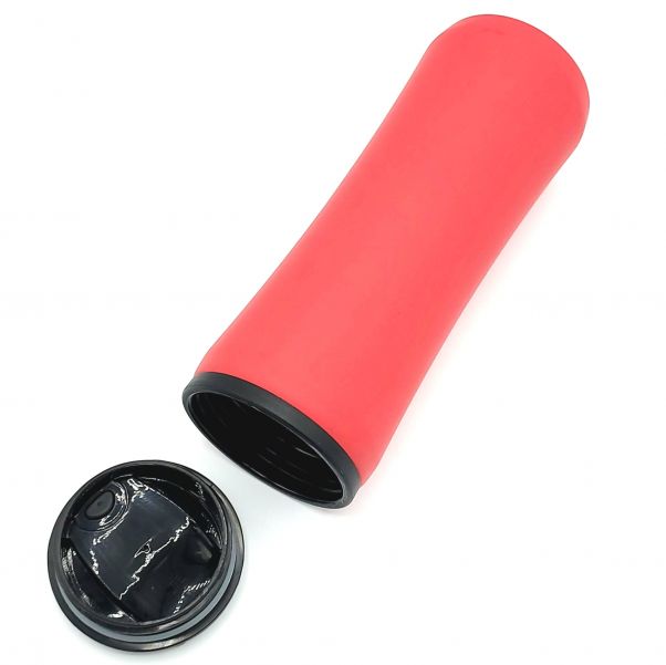 Термокружка Миора soft-touch красная