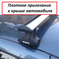 Багажник на крышу Lada Kalina sedan / hatchback, Атлант, крыловидные дуги, опора Е