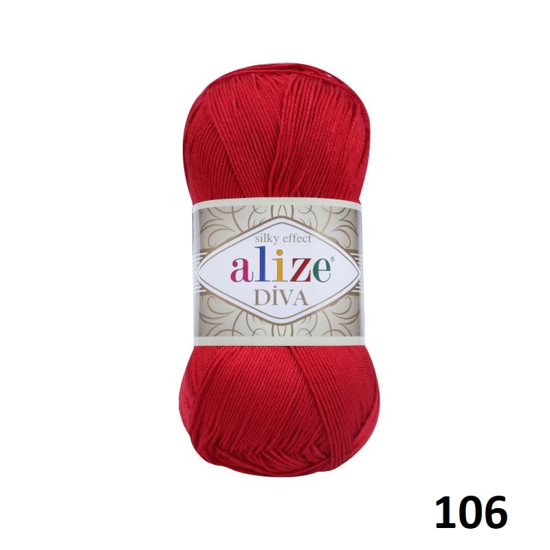 фото Пряжа DIVA Alize 1055 белоснежный