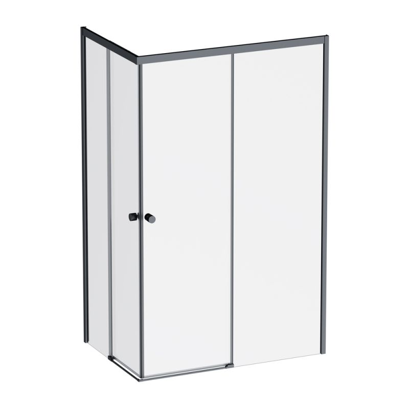 Душевое ограждение AM.PM X-Joy 120x80 см, без поддона, профиль черный матовый, форма прямоугольная W94G-403-120280-BТ1К