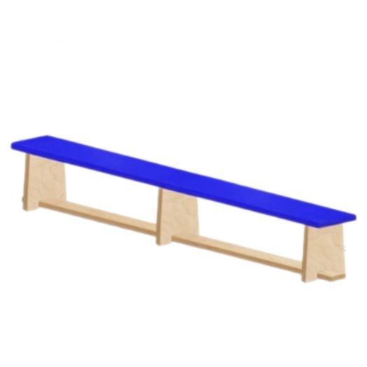 Скамейка для детского сада полумягкая