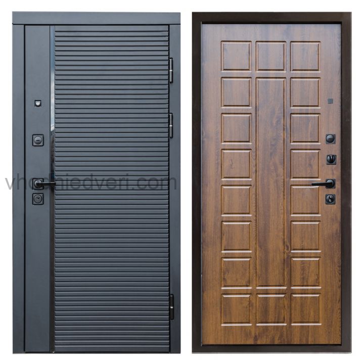 Входная дверь Termo-door Black Line - Престиж Дуб