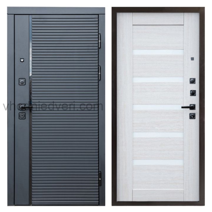 Входная дверь Termo-door Black Line - Царга Лиственница