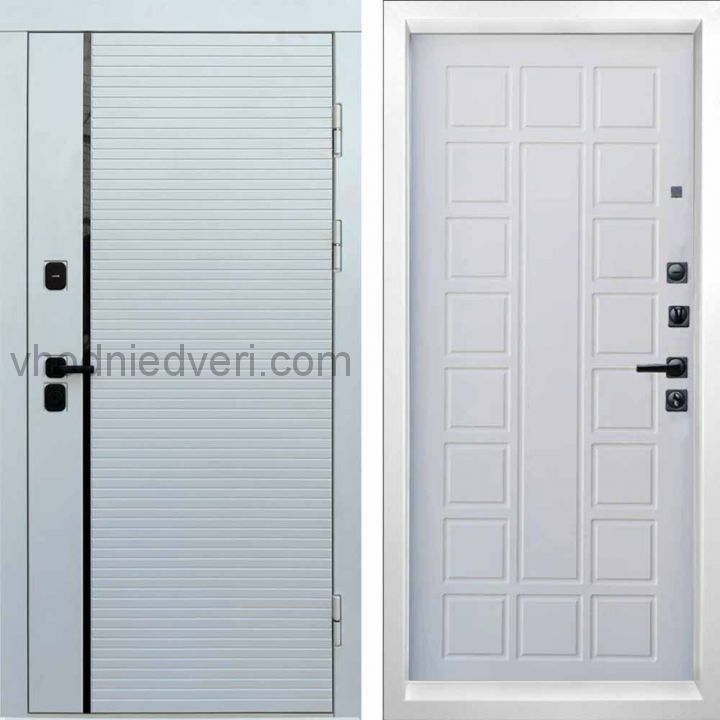 Входная дверь Termo-door WHITE LINE - Престиж Белое дерево