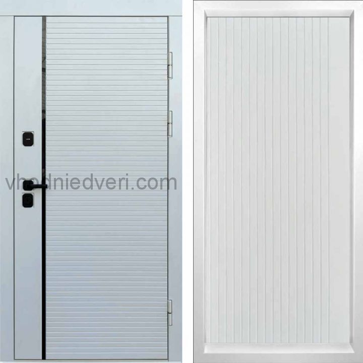 Входная дверь Termo-door WHITE LINE - FLAT Белый софт