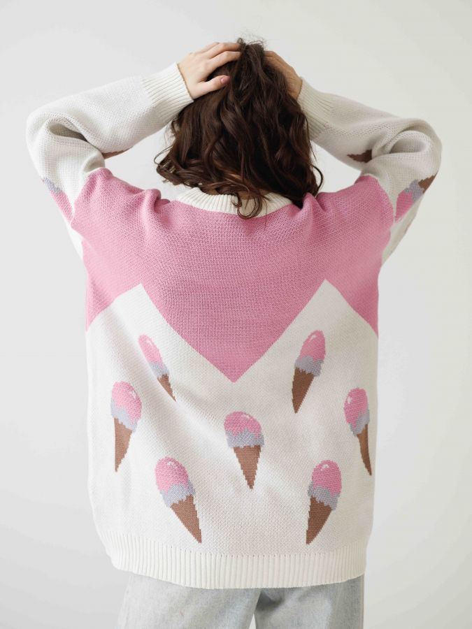 Свитер с морожеными