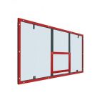 Щит баскетбольный игровой 1800х1050 поликарбонат 10мм на раме