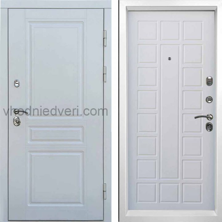 Входная дверь Termo-door Орегон WHITE - Престиж Белое дерево