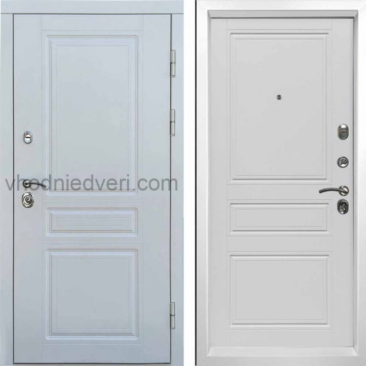 Входная дверь Termo-door Орегон WHITE - Классик Белый софт