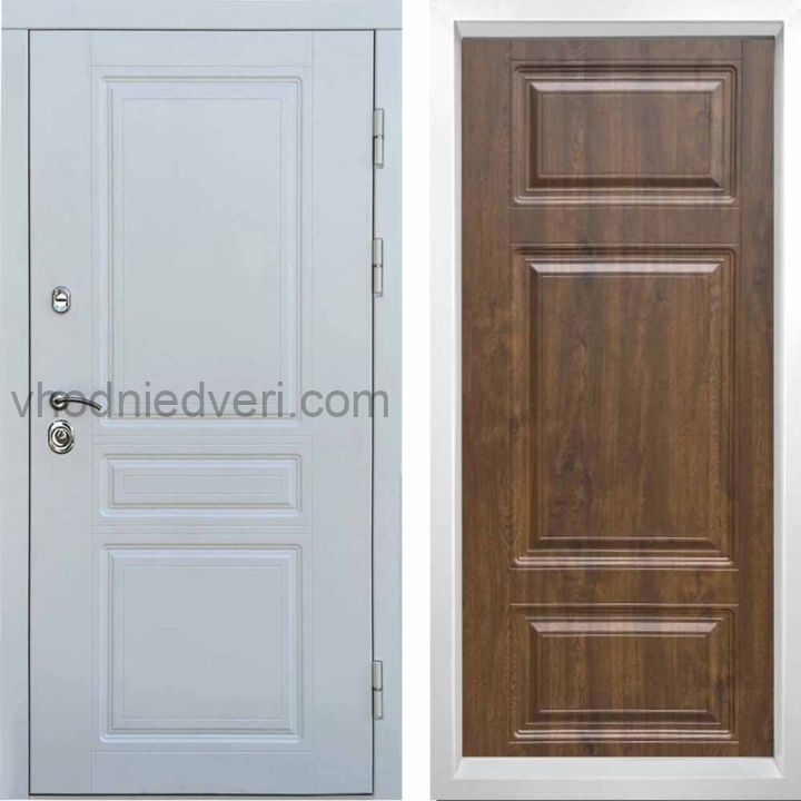 Входная дверь Termo-door Орегон WHITE - Лион Дуб