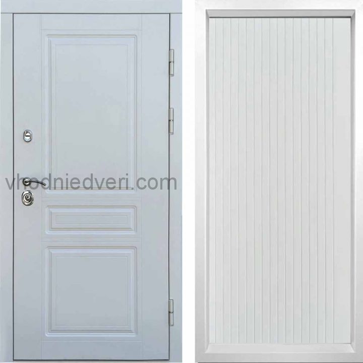 Входная дверь Termo-door Орегон WHITE - FLAT Белый софт