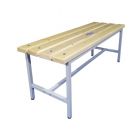 Скамейка для раздевалки  сиденье из 40 мм меб.щита сосны с РО