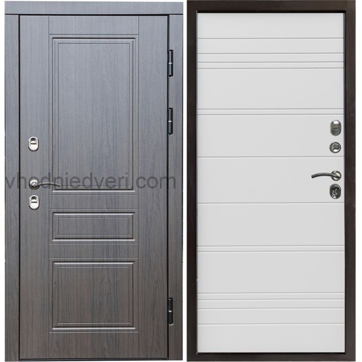 Входная дверь Termo-door Орегон Венге - White Line