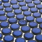 KO28-8R. Плитка Мозаика из керамогранита, круглая, синий, 312х330х6 мм, чип d28