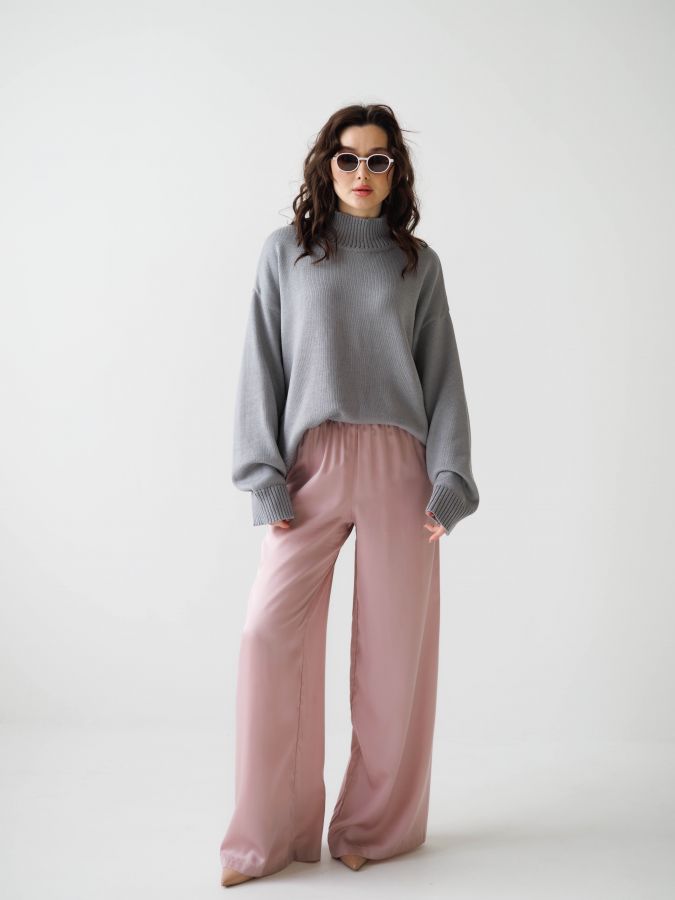 Свитер серый