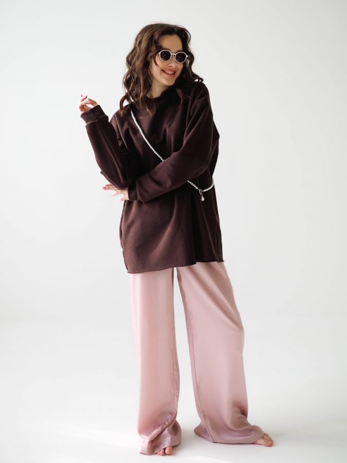 Брюки из эвкалипта в цвете туман