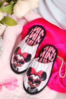 Тапки Minnie [серо-розовый]