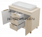 Тумба под раковину Brevita Enfida 100 (бежевая)