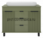 Тумба под раковину Brevita Enfida 100 (зеленая)