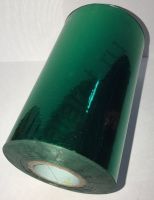 Фольга для тиснения по пластику и бумаге 507 Green 142, Рулонная, 640/100 мм, 120 м, зеленая