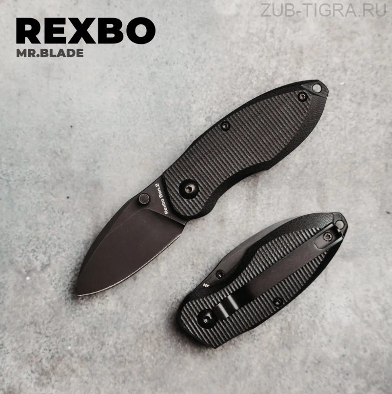 Нож складной Mr.Blade Rexbo Black