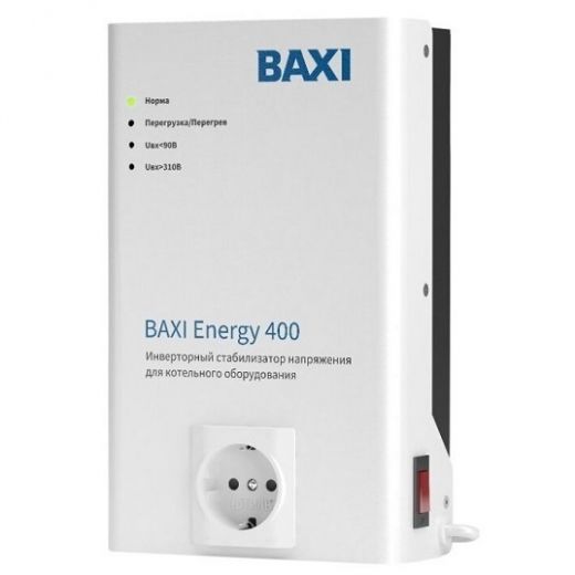 Стабилизатор напряжения Baxi Energy 400 инверторный для котельного оборудования (ST40001)