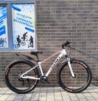 Велосипед полуфет 29"  3.0" алюминиевый 8 скоростей Kenli WH