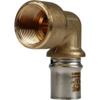 Stout угольник пресс 20x3/4" ВР с внутренней резьбой (SFP-0010-003420)