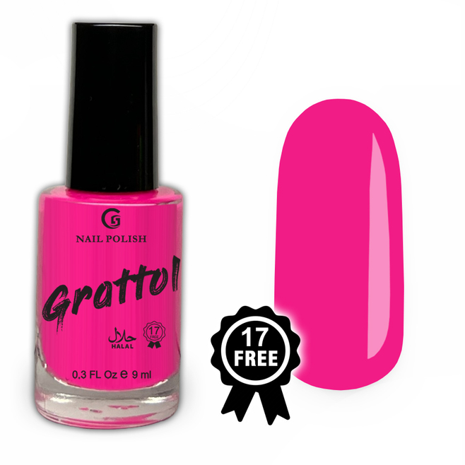 Лак для ногтей Grattol Color Nail Polish Hot Pink