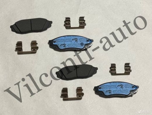 Колодки тормозные передние комплект Changan UNI-K CD569F260301-1200 / CD569F260301-1700 100% оригинал