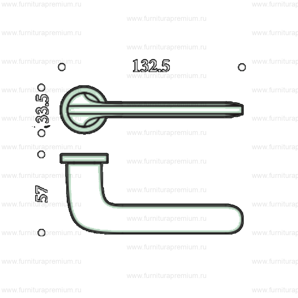 Ручка Colombo Roboquattro ID41/0 Zero