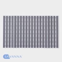 Коврик противоскользящий в ванну на присосках SAVANNA, 40?68 см, серый