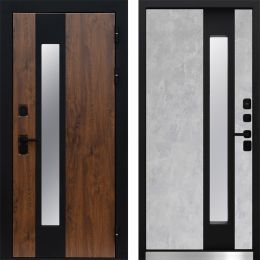 Дверь Входная Termo-door Арктика Дуб/Бетон светлый с Терморазрывом и Стеклопакетом